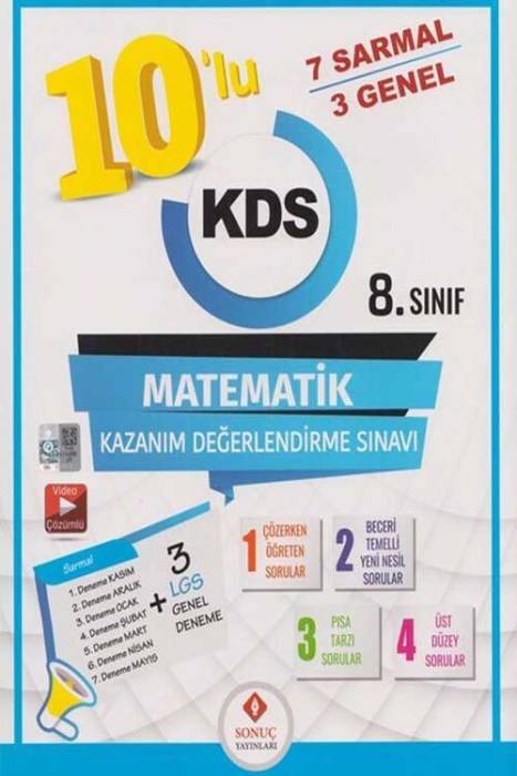 8. Sınıf Matematik 10 lu Kazanım Değerlendirme Sınavı Sonuç Yayınları