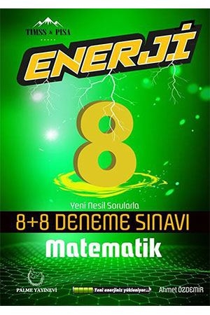 Palme 8. Sınıf Matematik Enerji 8 Artı 8 Deneme Sınavı Palme Yayınevi