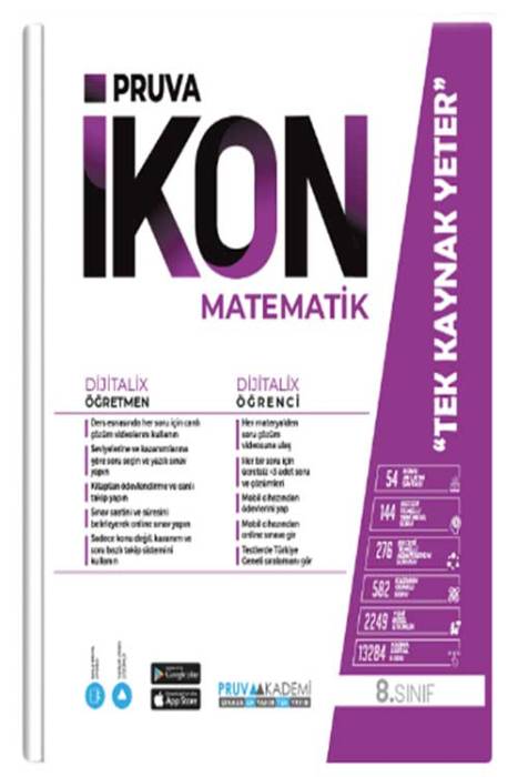 8. Sınıf Matematik İkon Konu Anlatımlı Pruva Akademi Yayınları