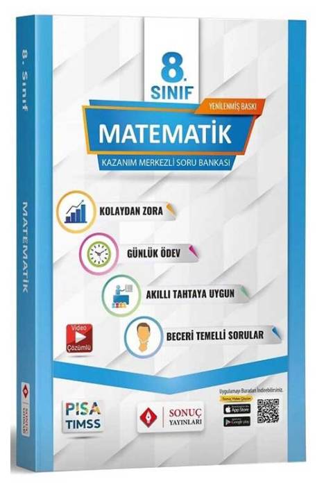 8. Sınıf Matematik Kazanım Merkezli Soru Bankası Modüler Set Sonuç Yayınları