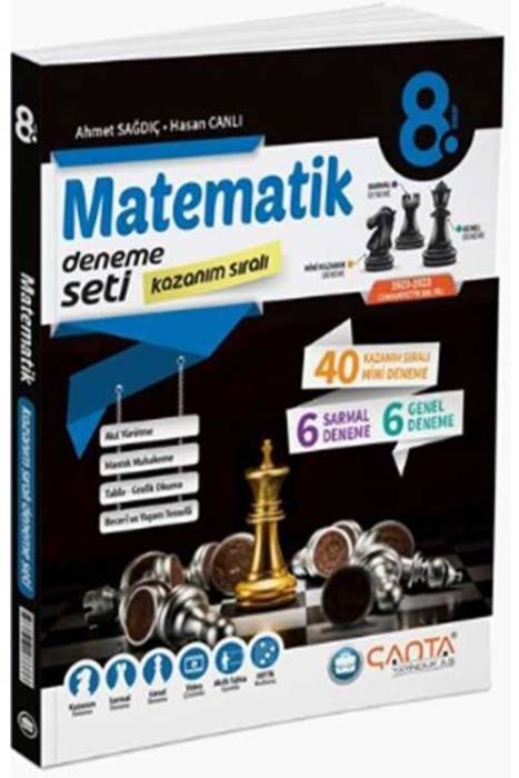 8. Sınıf Matematik Kazanım Sıralı Deneme Seti Çanta Yayınları