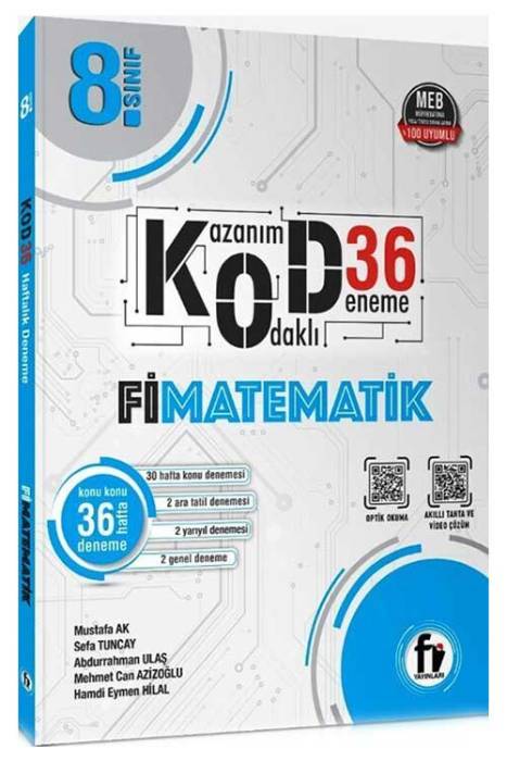 8. Sınıf Matematik Kod 36 Deneme Fi Yayınları