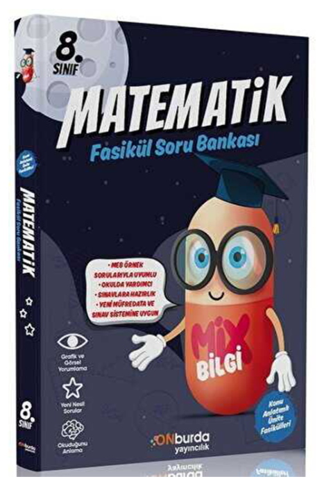 8. Sınıf Mix Bilgi Matematik KÖ Fasikül Soru Bankası Onburda Yayınları