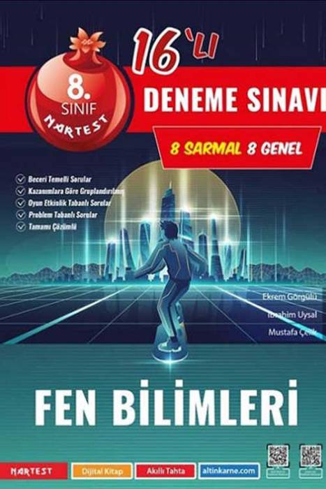 8. Sınıf Mod Fen Bilimleri 16 Deneme Nartest Yayınları