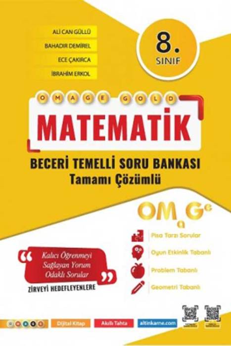 8. Sınıf Omage Gold Matematik Soru Bankası Omage Yayınları