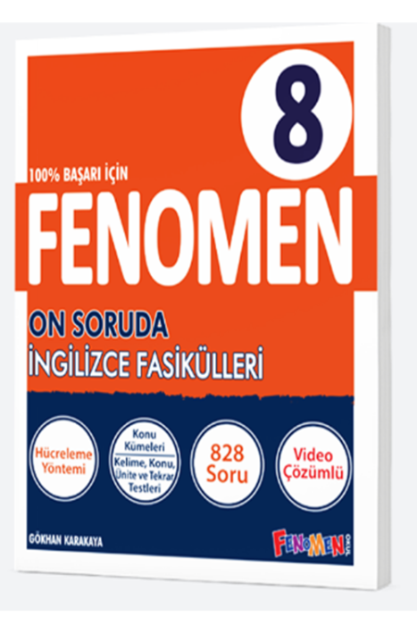 8. Sınıf On Soruda İngilizce Fasikülleri ( 4 Fasikül ) Fenomen Yayınları