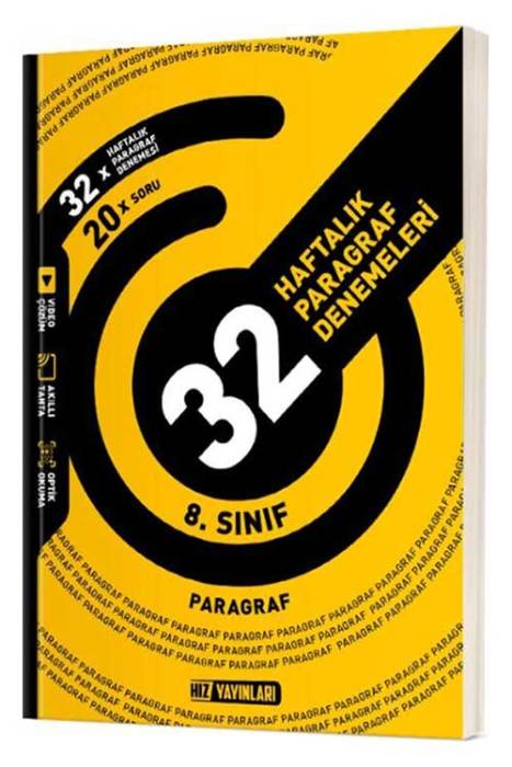 8. Sınıf Paragraf 32 Haftalık Deneme Hız Yayınları