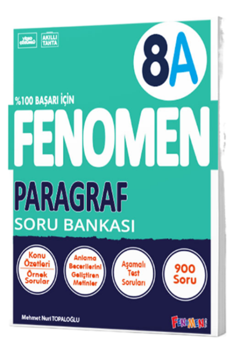 8. Sınıf Paragraf A Soru Bankası Fenomen Yayınları