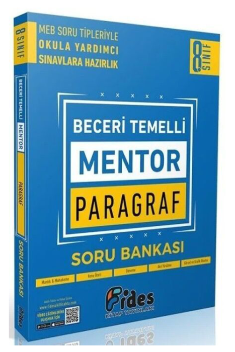 8. Sınıf Paragraf Mentor Soru Bankası Fides Yayınları