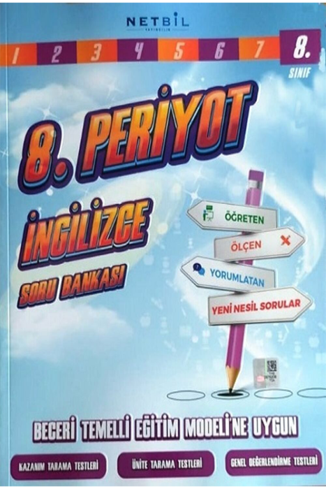 8. Sınıf Periyot İngilizce Soru Bankası Netbil Yayıncılık