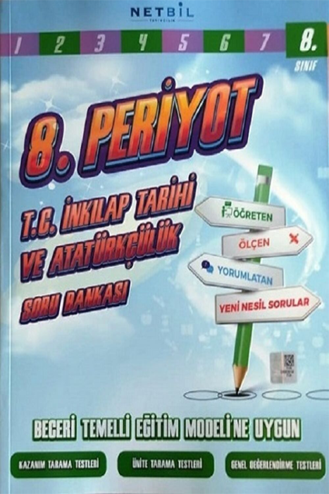 8. Sınıf Periyot T.C. İnkılap Tarihi ve Atatürkçülük Soru Bankası Netbil Yayıncılık