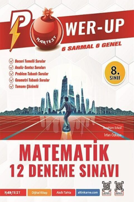 8. Sınıf Power Up Matematik 12 Deneme Sınavı Nartest Yayınları