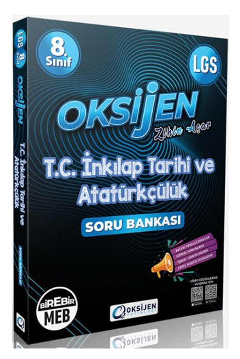 8. Sınıf T.C. İnkılap Tarihi ve Atatürkçülük Soru Bankası Oksijen Yayınları