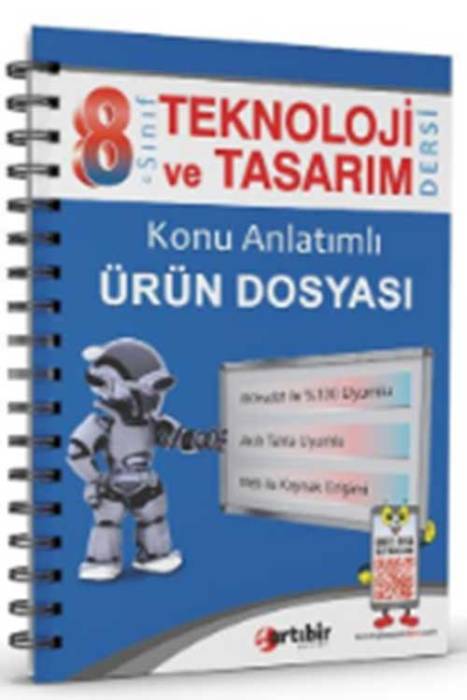 8. Sınıf Teknoloji ve Tasarım Defteri Artıbir Yayınları