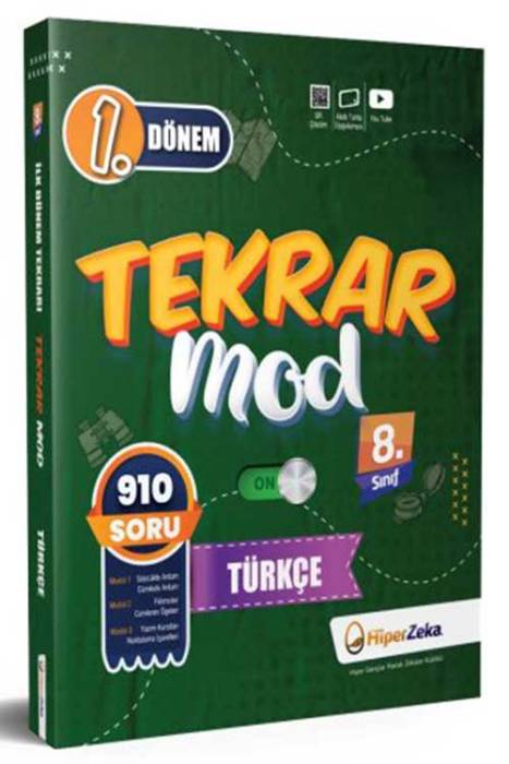 8. Sınıf Tekrar Mod On Türkçe Teknik Analiz Modülleri İlk Dönem Tekrarı Hiper Zeka Yayınları