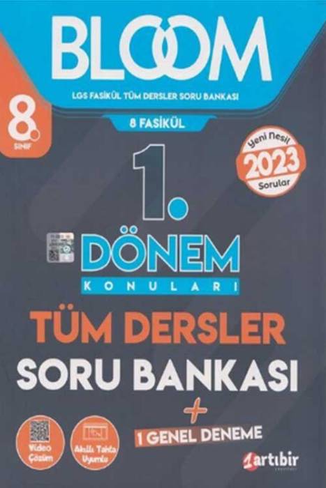 8. Sınıf Tüm Dersler BLOOM 1. Dönem Soru Bankası Artıbir Yayınları