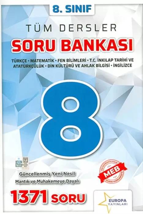 8. Sınıf Tüm Dersler Soru Bankası Europa Yayınları