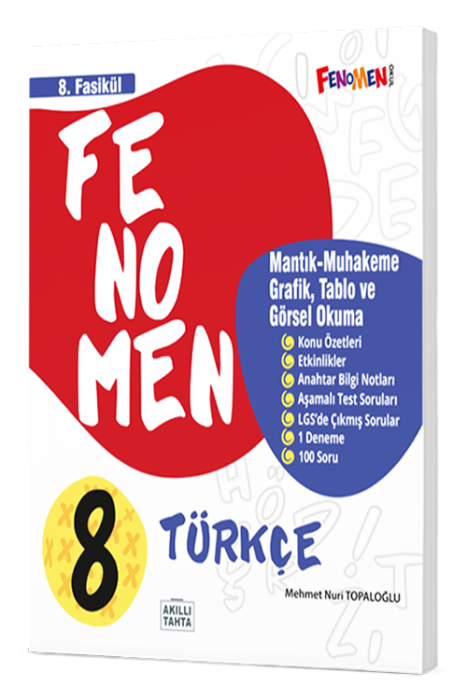 8. Sınıf Türkçe 8. Fasikül Fenomen Yayınları