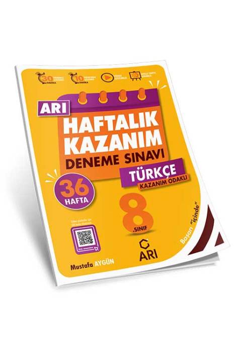 8. Sınıf Türkçe Arı Haftalık Kazanım Deneme Arı Yayıncılık