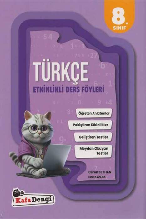 8. Sınıf Türkçe Etkinlikli Ders Föyleri Kafa Dengi Yayınları