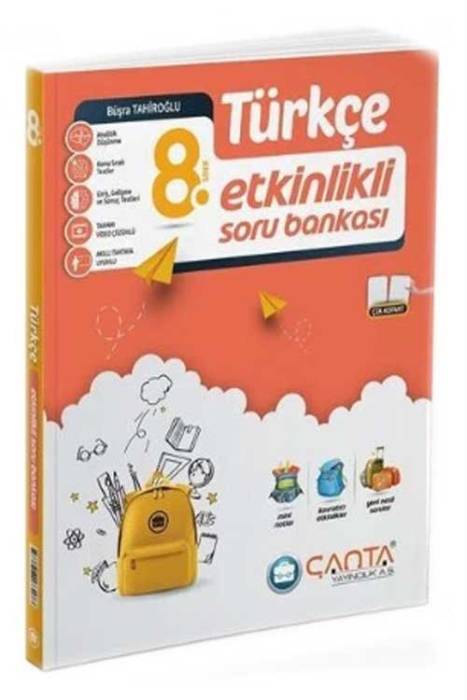 8. Sınıf Türkçe Etkinlikli Kazanım Soru Bankası Çanta Yayınları