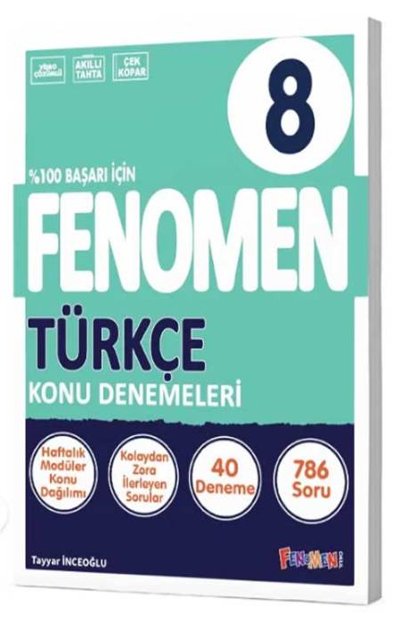 8. Sınıf Türkçe Konu Denemeleri Fenomen Yayınlar