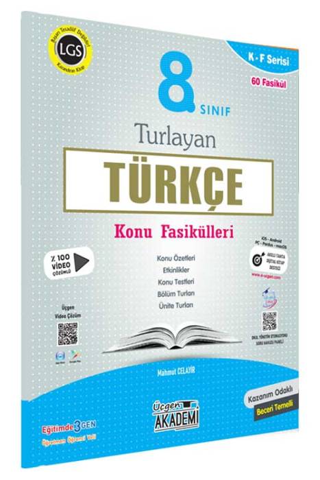 8. Sınıf Türkçe Turlayan Konu Fasikülleri Üçgen Akademi Yayınlar