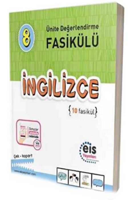 8. Sınıf Ünite Değerlendirme Fasikülü 1-10 İngilizce EİS Yayınları