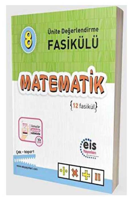 8. Sınıf Ünite Değerlendirme Fasikülü 1-12 Matematik EİS Yayınları