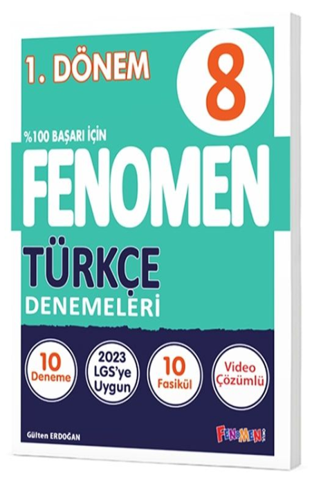 8.Sınıf 1.Dönem Türkçe Denemeleri Fenomen Yayınları