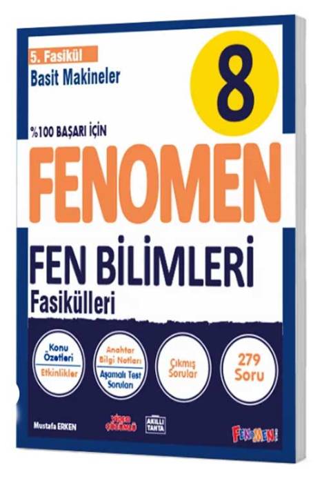 8.Sınıf Fen Bilimleri 5.Fasikül Basit Makineler Fenomen Yayınları