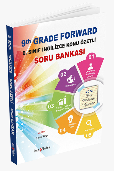 9. Sınıf İngilizce Konu Özetli Soru Bankası 9TH Grade Forward Tercih Akademi Yayınları