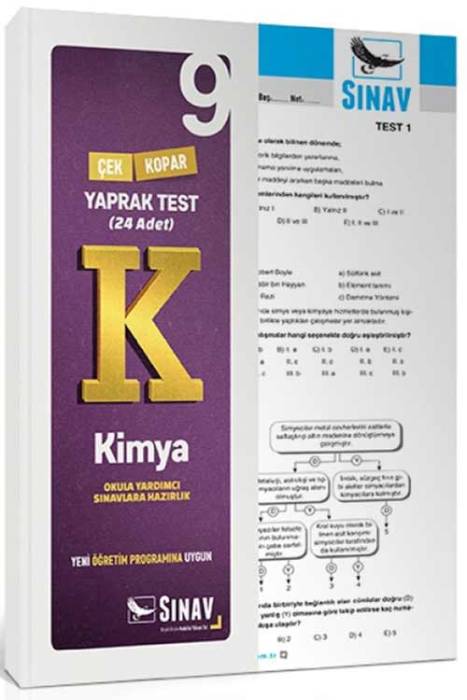 9. Sınıf Kimya Yaprak Test Sınav Yayınları