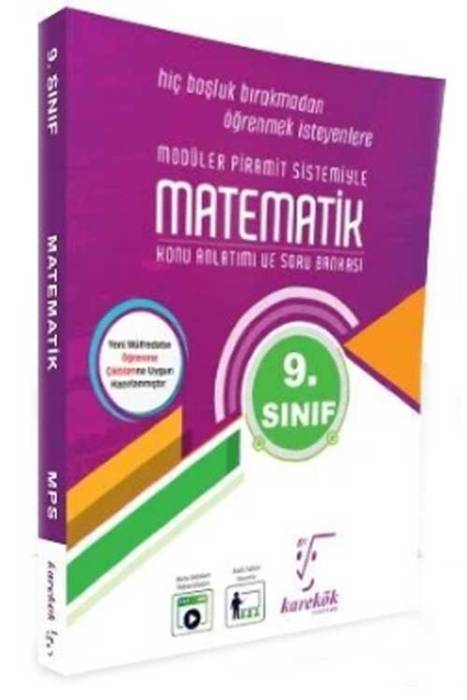 9. Sınıf Matematik MPS Konu Anlatımlı Soru Bankası Karekök Yayınları