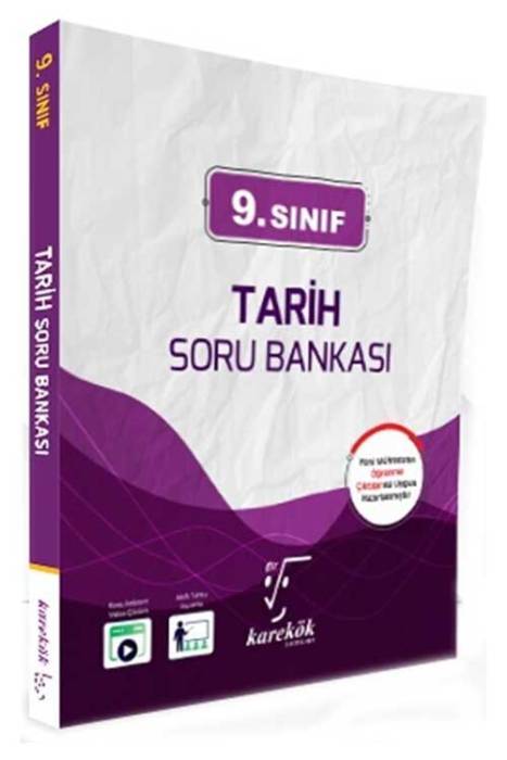 9. Sınıf Tarih Soru Bankası Karekök Yayınları