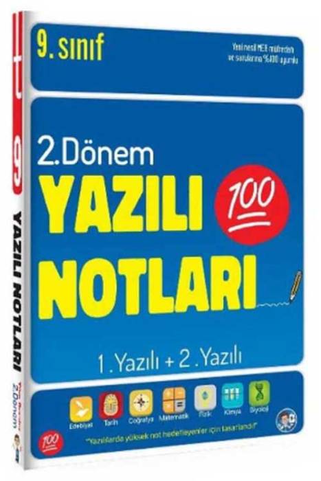 9. Sınıf Yazılı Notları 2. Dönem 1. Yazılı ve 2. Yazılı Tonguç Akademi Yayınları