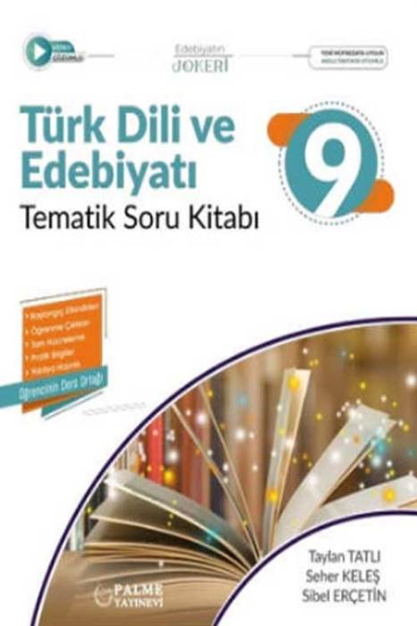 9. Sınıf Türk Dili ve Edebiyatı Tematik Soru Kitabı Palme Yayınevi