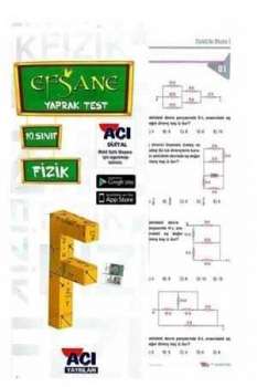 Açı 10. Sınıf Fizik Efsane Çek Kopart Yaprak Test Açı Yayınları - Thumbnail