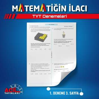  TYT Matematiğin İlacı Denemeleri Acil Yayınları - Thumbnail