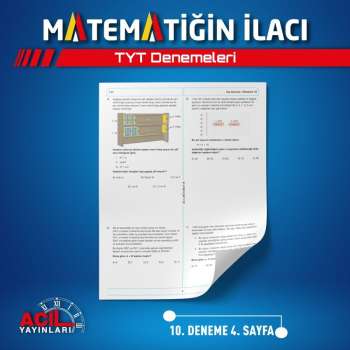  TYT Matematiğin İlacı Denemeleri Acil Yayınları - Thumbnail