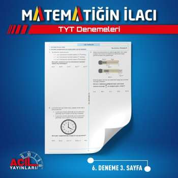  TYT Matematiğin İlacı Denemeleri Acil Yayınları - Thumbnail