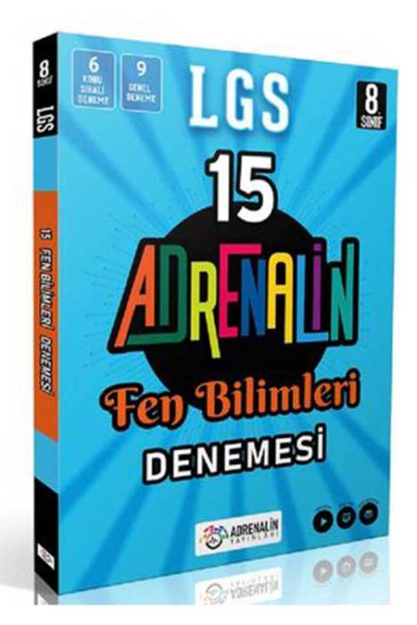 Adrenalin 8. Sınıf Fen Bilgisi 15 Branş Deneme Adrenalin Yayınları