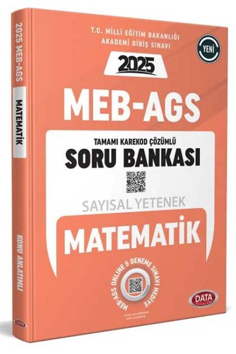 AGS Sayısal Yetenek (Matematik) Soru Bankası - Karekod Çözümlü Data Yayınları