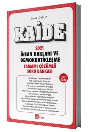 Akfon 2021 İnsan Hakları ve Demokratikleşme Tamamı Çözümlü Soru Bankası Akfon Yayınlar