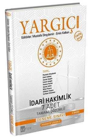 Akfon YARGIÇ Tamamı Çözümlü İdari Hakimlik 7 Deneme Akfon Yayınevi