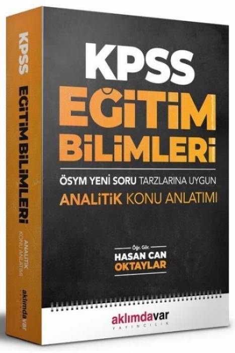 Aklımdavar KPSS Eğitim Bilimleri Konu Anlatımı Tek Kitap Aklımdavar Yayıncılık