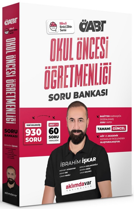 Aklımdavar ÖABT Okul Öncesi Öğretmenliği Soru Bankası - İbrahim İşkar Aklımdavar Yayıncılık