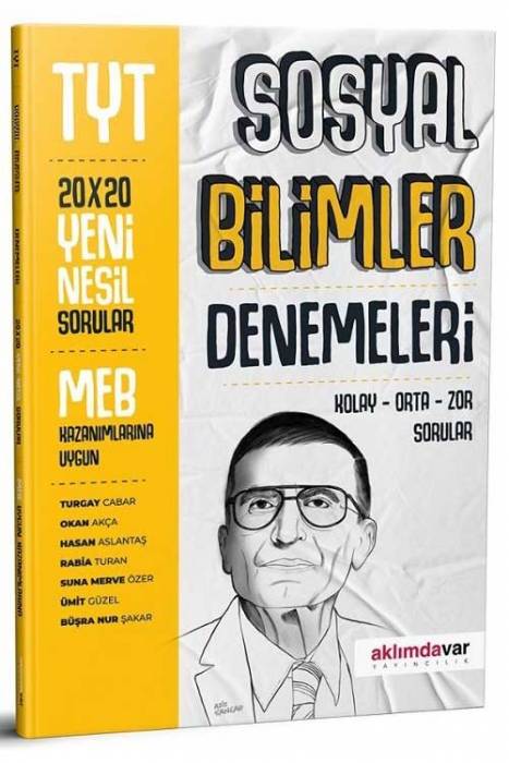 Aklımdavar YKS TYT Sosyal Bilimler 20x20 Deneme Aklımdavar Yayıncılık