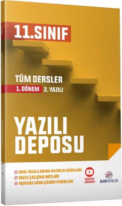 Alan Yayınları 11. Sınıf Tüm Dersler Yazılı Deposu 1. Dönem 2. Yazılı