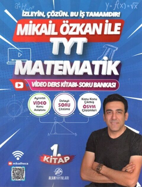 Alan Yayınları TYT Matematik Video Ders Kitabı Soru Bankası